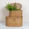 Hello Honey® Modern Decorative Oval Woven Rattan Storage Box Set